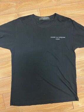 COMME des GARÇONS Homme Black Logo Tee